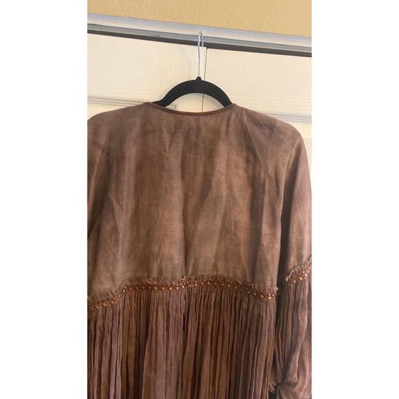 Nigel Preston‎ Duster Jacket Festival Boho Western Whimsigoth Indie Designer - Picture 11 of 12